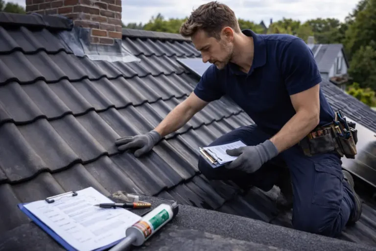 Dakdekker Nijmegen inspecteert dak na renovatie