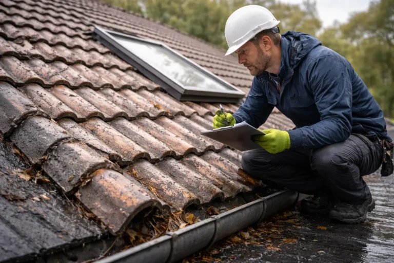 Dakdekker Amersfoort voert dakinspectie uit op pannendak bij renovatie
