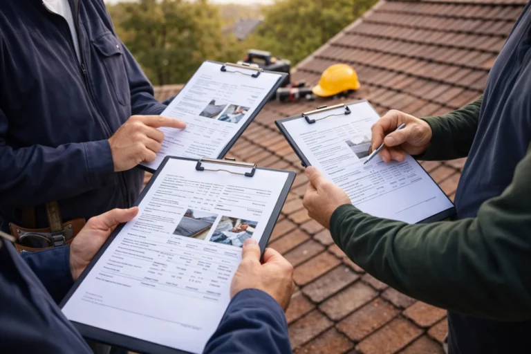 Dakdekkers vergelijken offertes op kwaliteit en duidelijke afspraken