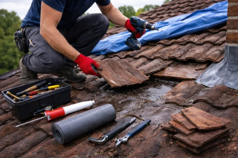 Dakdekker Ammerzoden herstelt lekkage en vervangt beschadigde dakpannen