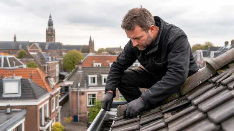 Dakdekker Nijmegen controleert dakpannen, dakgoot en nokvorsten om lekkage en schade vroeg te voorkomen