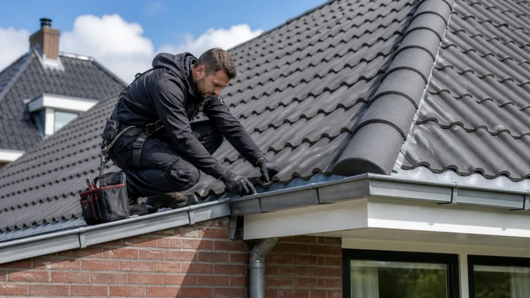 Dakdekker Amersfoort controleert dakpannen en dakgoot op verborgen schade en beginnende lekkage