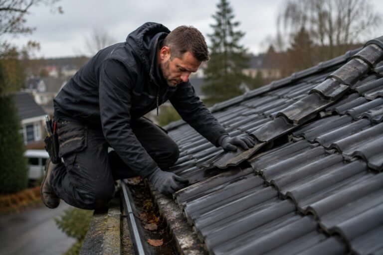 Dakdekker Hilversum inspecteert dakpannen, nokvorsten en dakgoten op slijtage, beschadigingen en mogelijke lekkages.